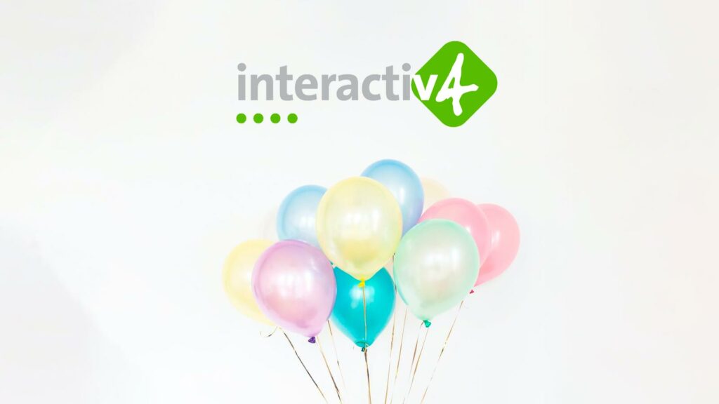 ¡interactiv4 cumple hoy 3 años!
